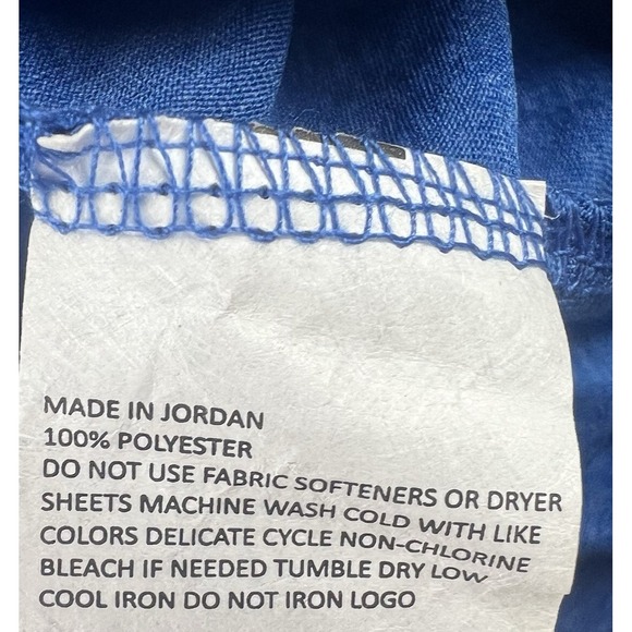 PGA Tour Polo Golf Shirt Men's Large Blue Moisture Wicking Easy Care - Picture 5 of 7